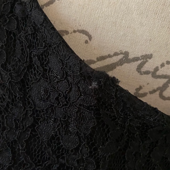 Women’s Black Lace Blouse Size XS - Picture 5 of 10